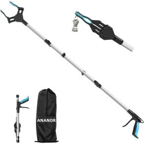 Gribetang Foldbar Letvgt 112 cm - kraftig Griber Med Magnetisk Gribearm - 1 stk