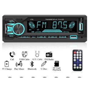 Autoradio 1DIN Med Bluetooth 5.0 - CarvillZ 1789 - 4x60W / AUX / 2x USB 