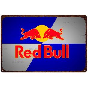 Retro Metalskilt - Red Bull - Str. 20x30 cm