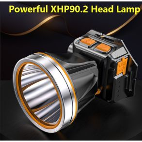 Pandelampe LED genopladelig - Med powerbank 5000 mAh - 200000 LM