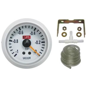 Vakuumm�ler 12V - Auto Gauge - S�lv Dia. �52 mm 