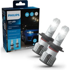 Philips Ultinon Pro6000 Boost HL H7 LED - ECE-godkendt (typegodkendt) - 2 Stk