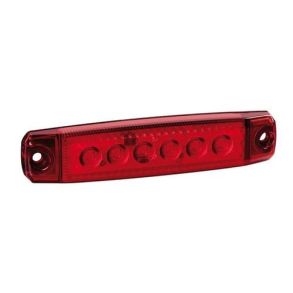 Sidemarkeringslygte LED (SMD) R�d - 12V/24V - 1 stk.