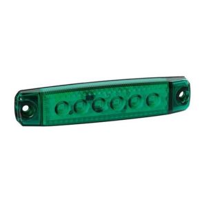 Sidemarkeringslygte LED (SMD) Gr�n - 12V/24V - 1 stk.