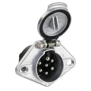 Trailerstik 7-polet Universal - Aluminium 24N - ISO 1185 standard (skrue tilslutning)