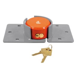 Ls til anhnger- & trailerdre - Galvaniseret stl - Inkl. 2 stk ngler