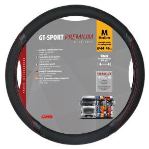 Ratovertrk Til Lastbil Sort/rd - GT-Sport Premium Str. Medium -  44-46 cm 