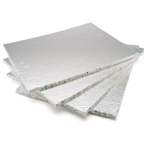 Lydisolering - Selvklbende Lyddmpning 4 Stk - Ml 40x50x1,5 cm