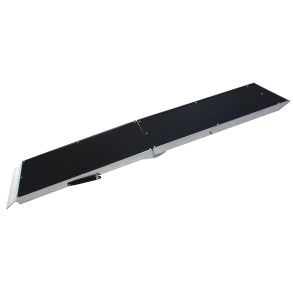 Hunderampe Foldbar 110 kg - Kraftig Aluminium - Ml udfoldet 185x384,7 cm