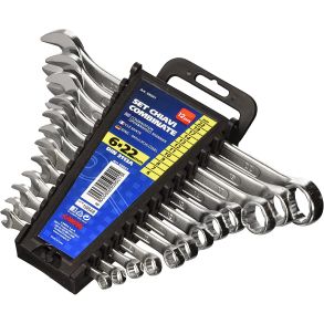 Ringgaffelngler St Med 12 Stk - Hrdet Stl - 6-22 mm