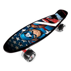 Skateboard Med Gummihjul - Marvel Captain America - Penny Board