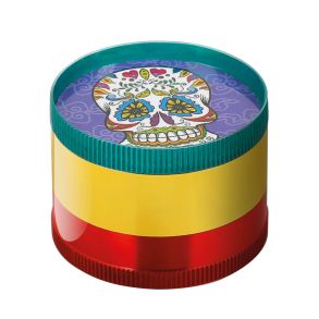 Tobaks- & urtekvrn Aluminium - Magnetisk lg & Inkl. filter - Assorteret farver