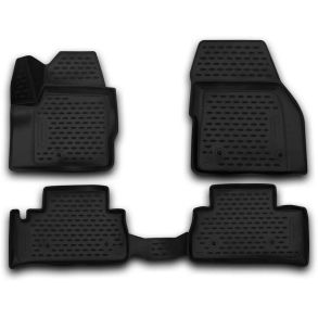 Gummimtte st med kant - LAND ROVER Freelander II 2013-> 4 stk.