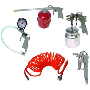 Trykluft Tilbehrs Kit - 5 Dele