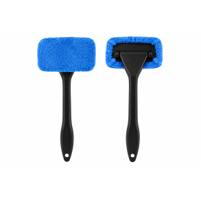 Reng�ringsb�rste til bilruder med mikrofiber - 180� Drejehoved - 1 stk.