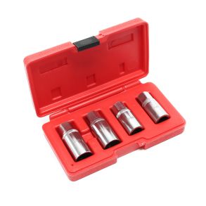 Aftrkker til fastskruet bolte & mtrikker 1/2'' - Strrelser 6 / 8 / 10 / 12 mm - 4 dele