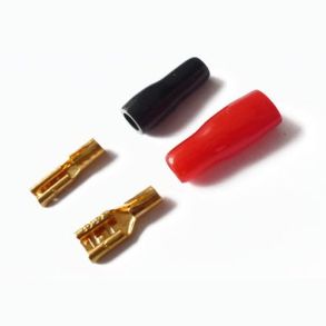 Kabelsko - 2,8 mm + 4,8 mm - 4 S�t pr. pakke - 2,5 mm�