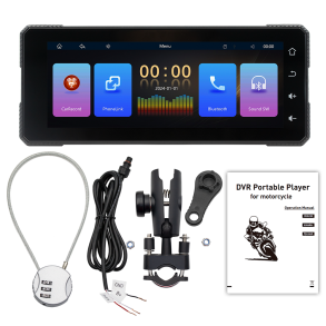 6,86'' Multimedia til motorcykel med dashcam - CarvillZ 5353 - Trdls Apple Carplay & Android Auto