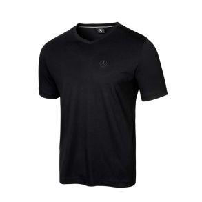 Mercedes T-shirt Original - M. V-Hals Sort - Str. M-XL