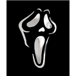 Selvkl�bende Sticker Scary Face - St�rrelse 45x70 mm