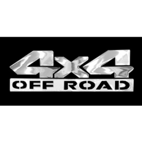 Selvkl�bende Sticker ''4x4 Off Road'' - St�rrelse 120x38 mm