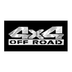 Selvklbende Sticker ''4x4 Off Road'' - Strrelse 120x38 mm