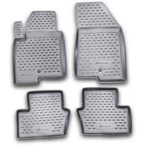 Gummimtte st med kant - DODGE Caliber 2006-> 4 stk.