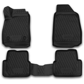 Gummimtte st med kant - CHEVROLET Cobalt 2013-> 4 stk.