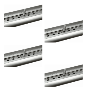 T-spors adapterst - Modula - 4 stk
