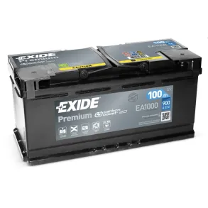 Startbatteri - Exide Premium EA1000 - 12V (100ah / 900cca)