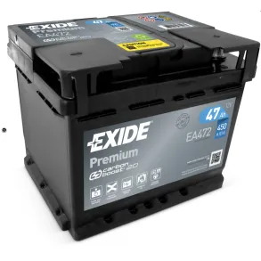 Startbatteri - Exide Premium EA472 - 12V (47ah / 450cca)