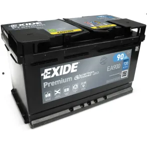 Startbatteri - Exide Premium EA900 - 12V (90ah / 720cca)