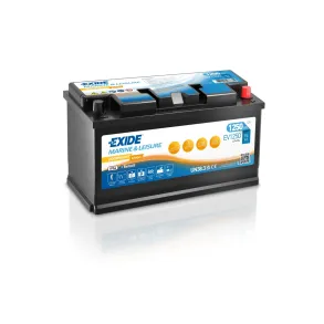 Marine startbatteri - Exide EV1250 LiFeP04 - Lithium batteri 12,8V