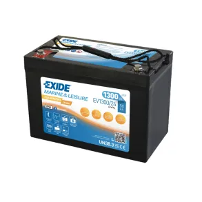 Marine startbatteri - Exide EV1300/24 LiFeP04 - Lithium batteri 25,6V