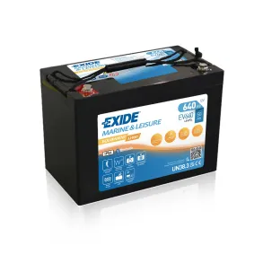 Marine startbatteri - Exide EV640 LiFeP04 - Lithium batteri 12,8V