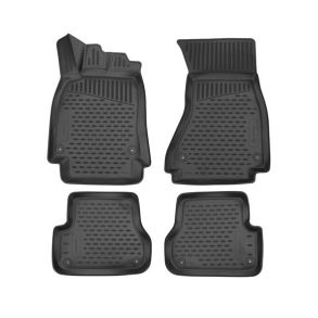 Rubber mat set with edge - AUDI A6 Sedan 2011->