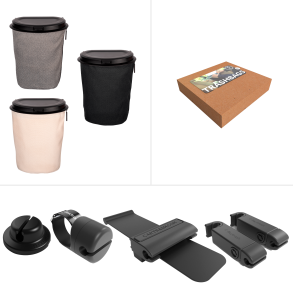 Flextrash St - 3 Liter - Inkl. Affaldsspand / Poser / Beslag