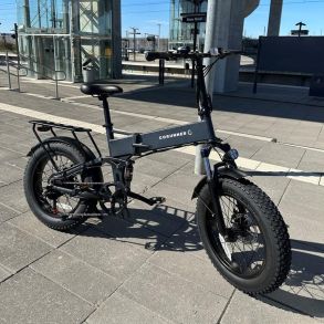El-cykel sammenklappelig - Gorunner E-Bike C7 2.0 - Aftageligt og aflseligt 48V 10Ah batteri