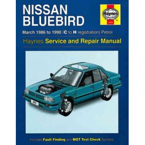 Reparationsbog Haynes - Nissan Bluebird Benzin (86->90)
