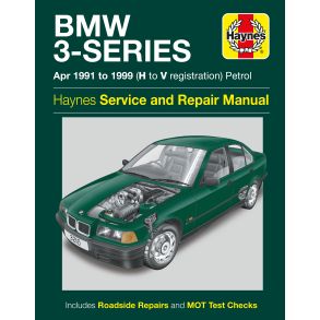 Reparationsbog Haynes - BMW 3-Series Benzin (Apr 91 - 99)