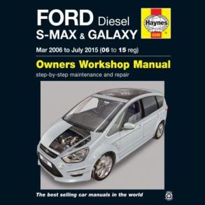 Reparationsbog Haynes - Ford S-max & Galaxy Diesel �rg. 2006-2015