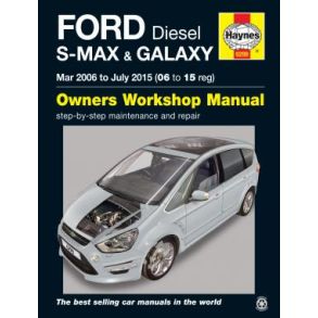 Reparationsbog Haynes - Ford S-max & Galaxy Diesel rg. 2006-2015