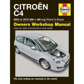 Reparationsbog Haynes - Citroen C4 Benzin & Diesel (04 - 10)
