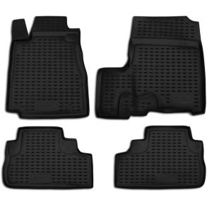 Gummimtte st med kant - HONDA CR-V III Med Subwoofer 2007-2012 4 stk.