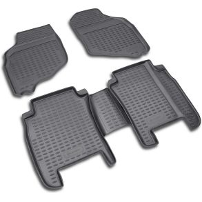 Gummimtte st med kant - HONDA Jazz 2002-2008 4 stk.