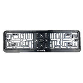 Nummerpladeramme ABS Sort - Med Autofix Logo - 1 stk
