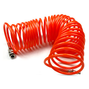 Flex PU-Luftslange m. lynkobling - L. 10 meter 