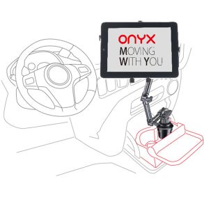 Tablet holder til kopholder - Onyx DO-UQ - Passer til 7''-11''
