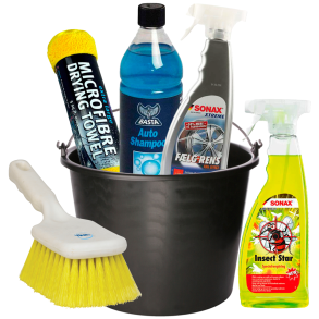 Bilplejekit Universal - Med 6 Dele fra bla. Sonax & Basta