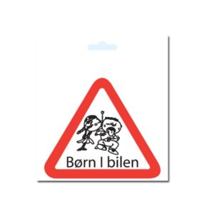 Brn i bilen skilt - Selvklbende